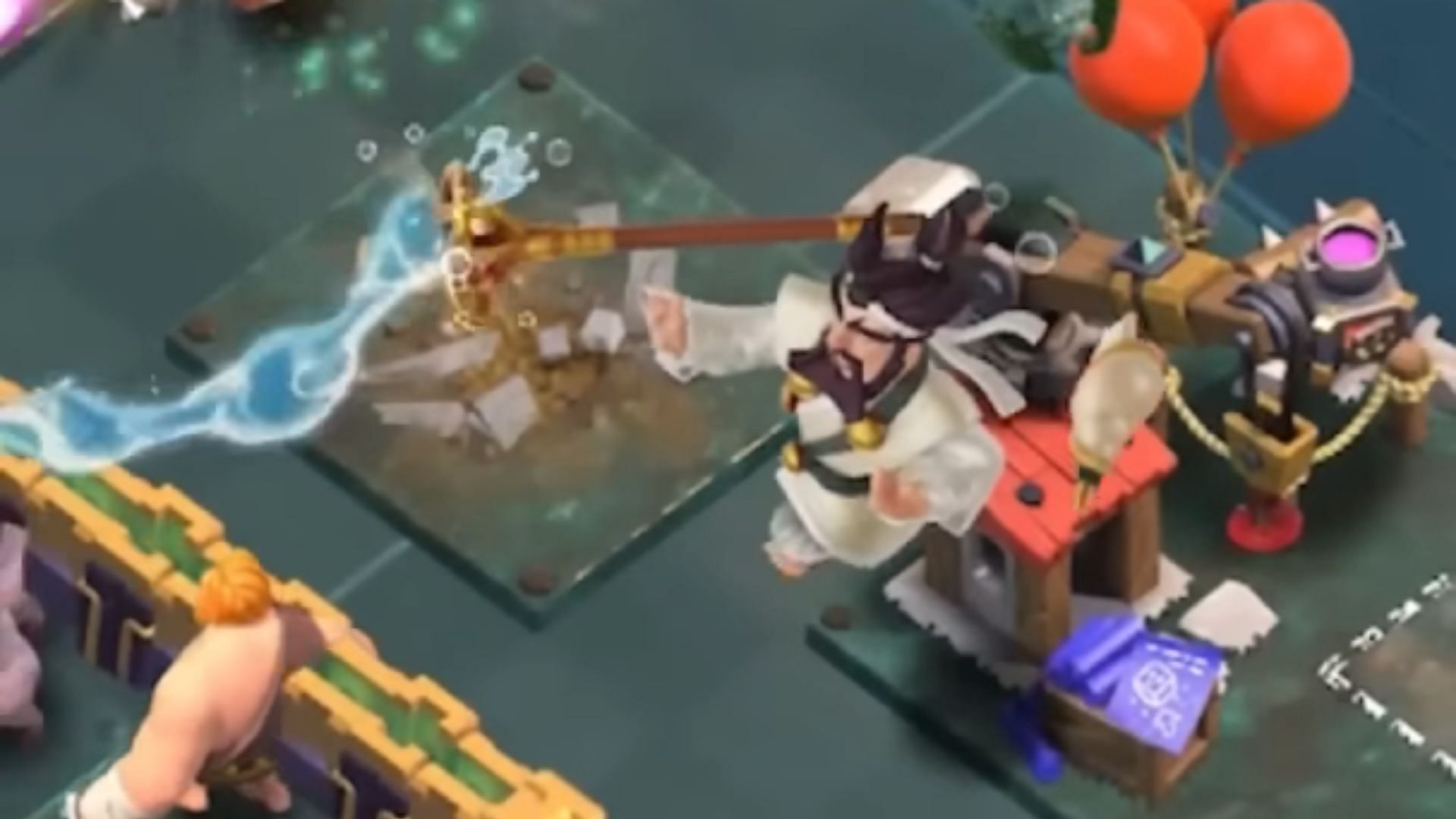 Attack animation of the Clash of Clans Grand Monk (Image via Supercell)